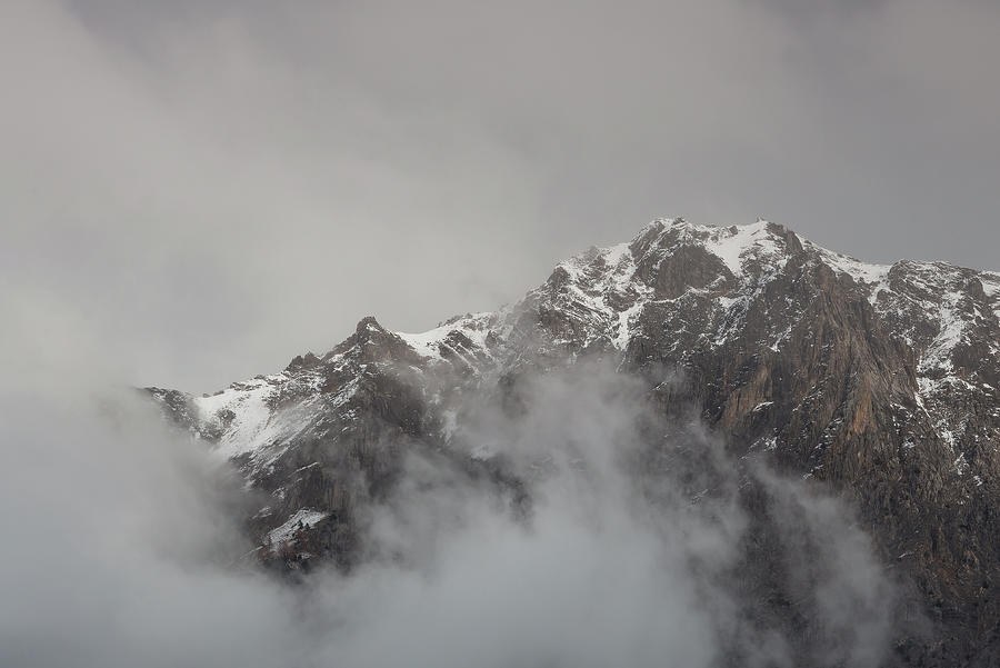 In the clouds - 3 - French Alps Photograph by Paul MAURICE