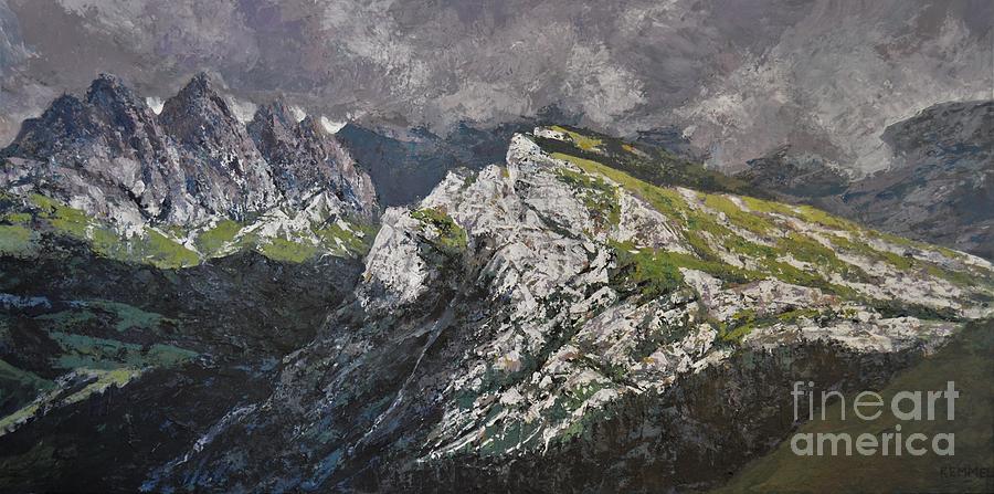 In the Dolomites Painting by Dan Remmel