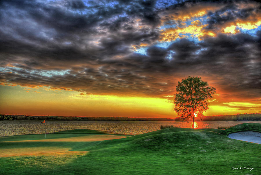 In The Limelight The Landing Reynolds Plantation Golf Series Art Photograph by Reid Callaway