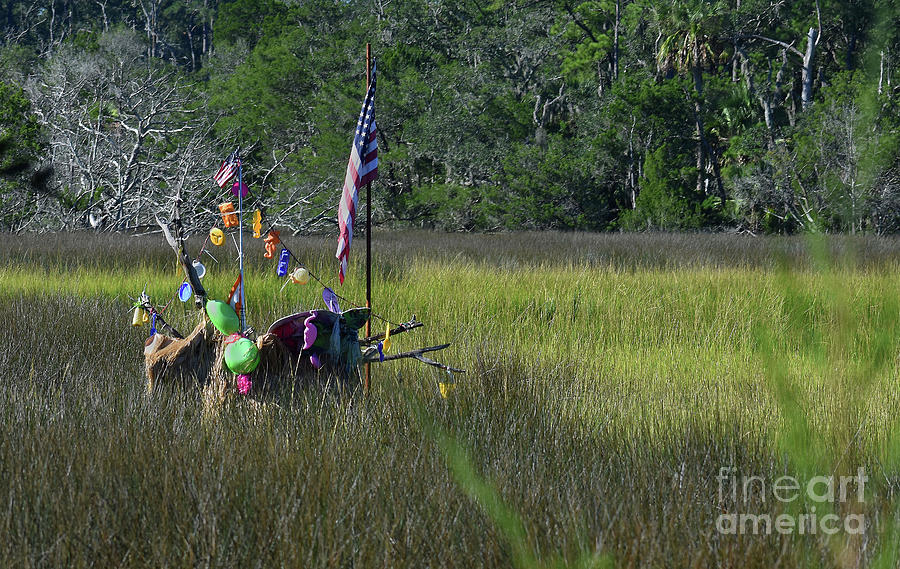 In The Marsh To Edisto Photograph by Skip Willits