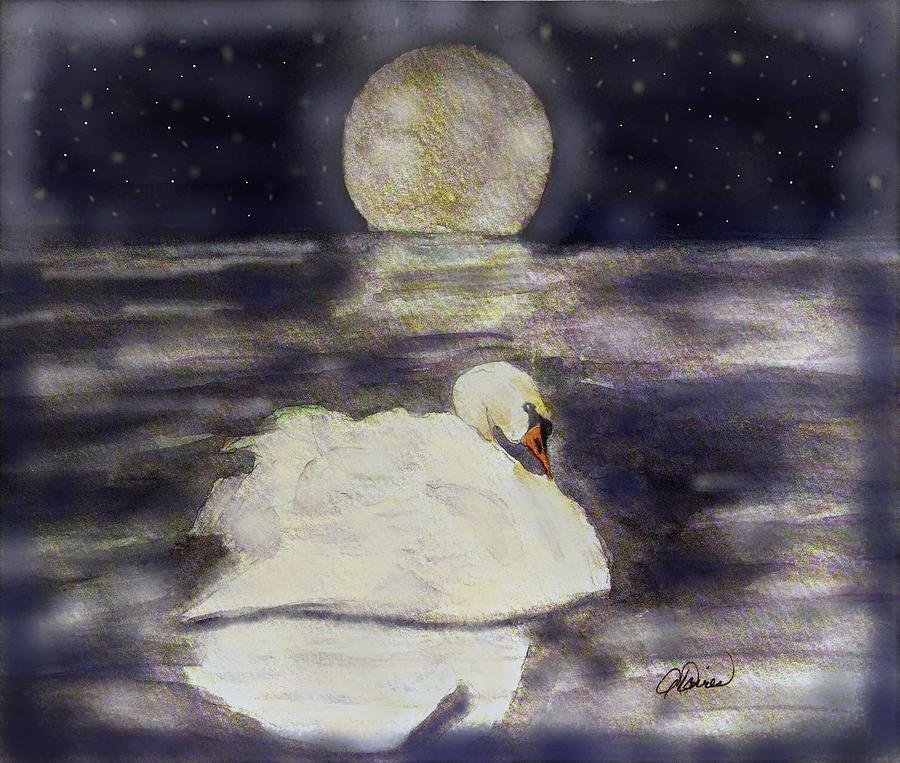 In The Moonlight Painting by Angela Davies