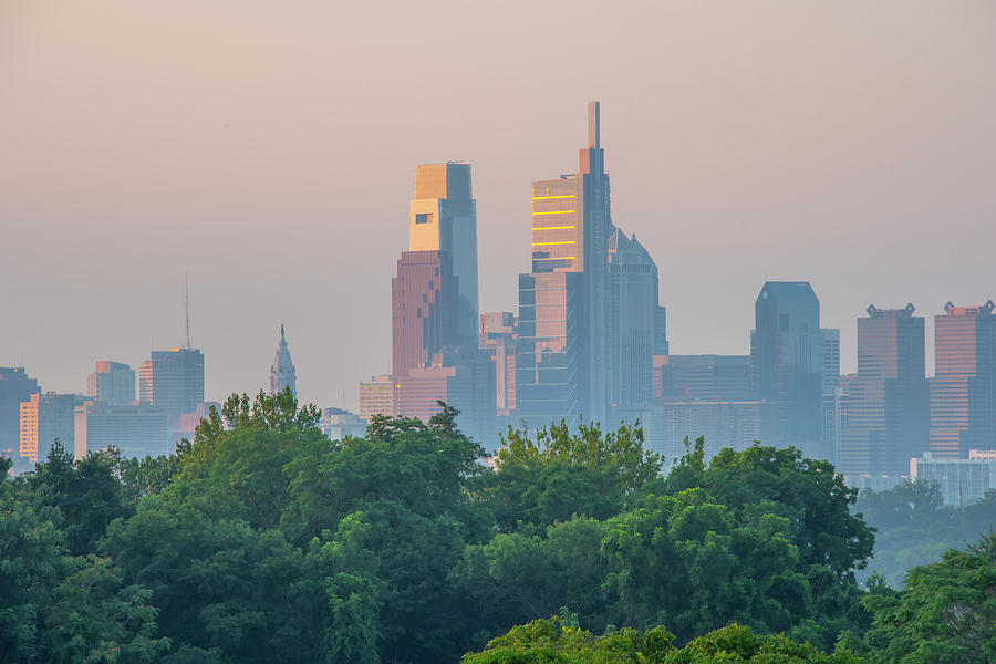 In the Morning Light - Philadelphia Photograph by Bill Cannon