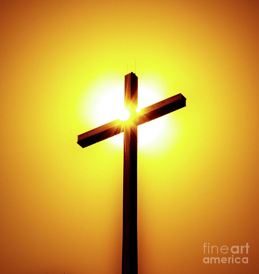 Christ Photograph - In The Shadow Of The Cross by D Davila