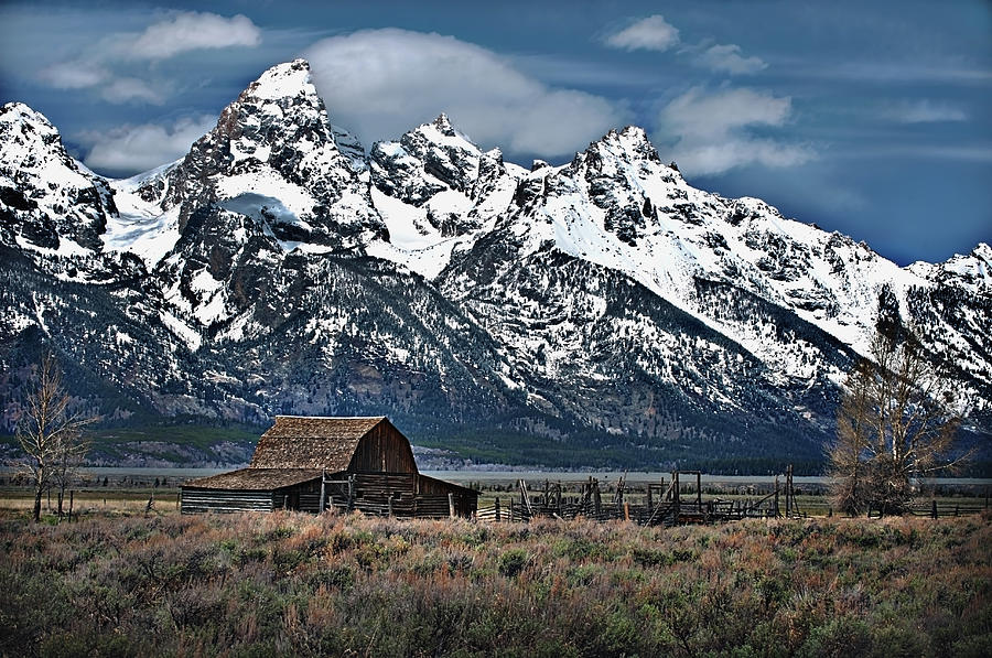 In the shadow of the Tetons Photograph by John Christopher