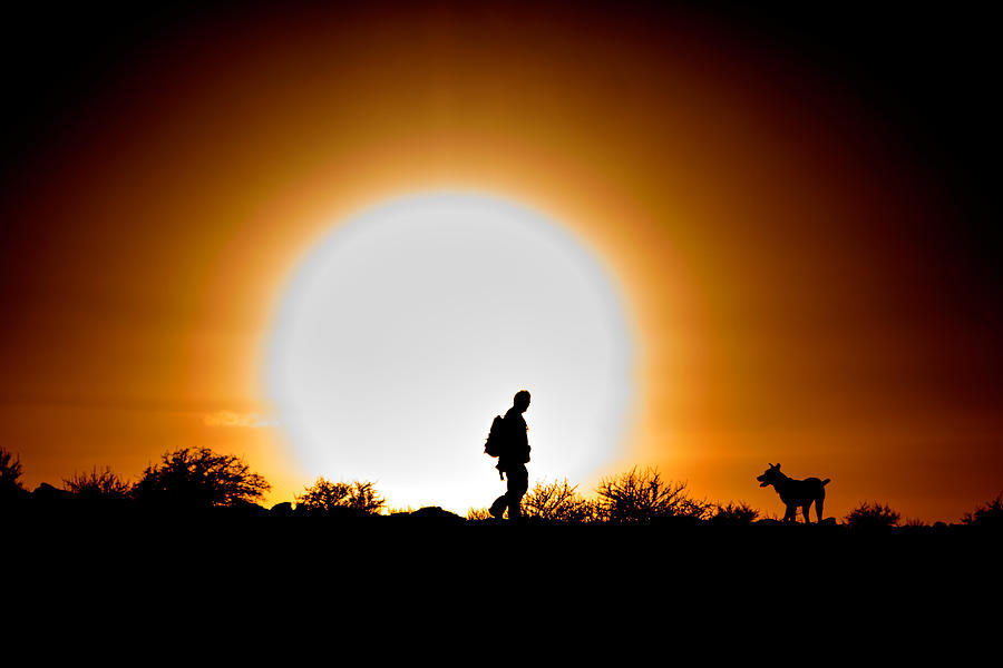Sunset Photograph - In The Sun\s Eye by Avital Hershkovitz