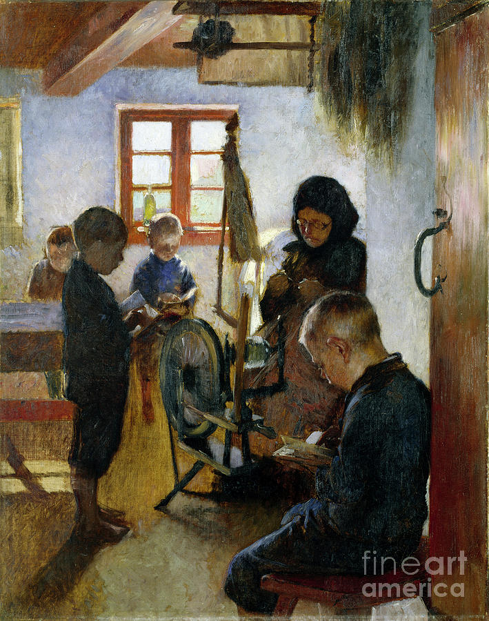 In The Village School Drawing by Heritage Images