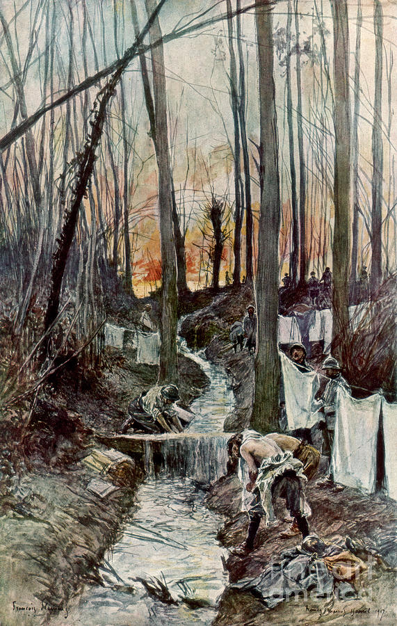 In The Wood Of Roucy Aisne, 15 April Drawing by Print Collector