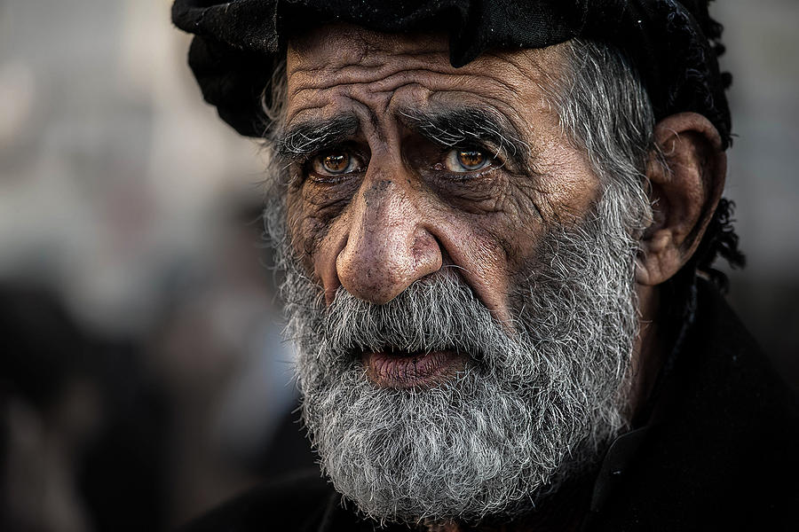 Portrait Photograph - In Their Eyes The Story by Hassan Bin Dawood
