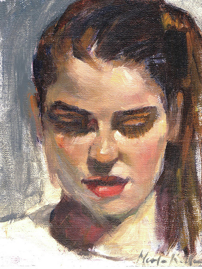 In Thought Painting by Merle Keller