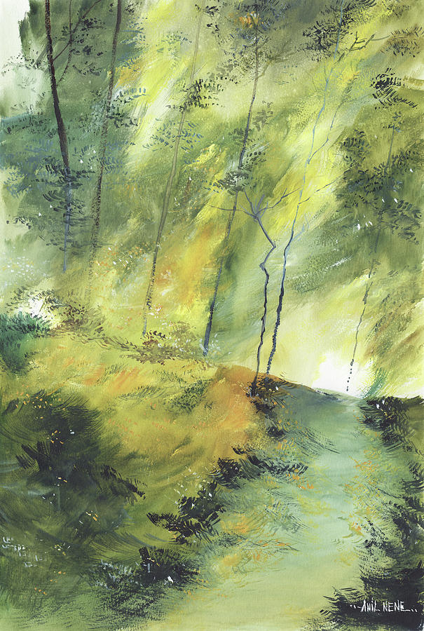 In To The Forest Painting