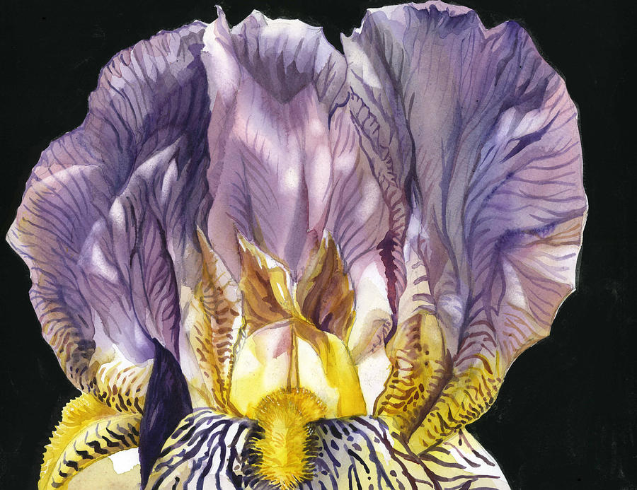 In To The Iris Painting by Alfred Ng