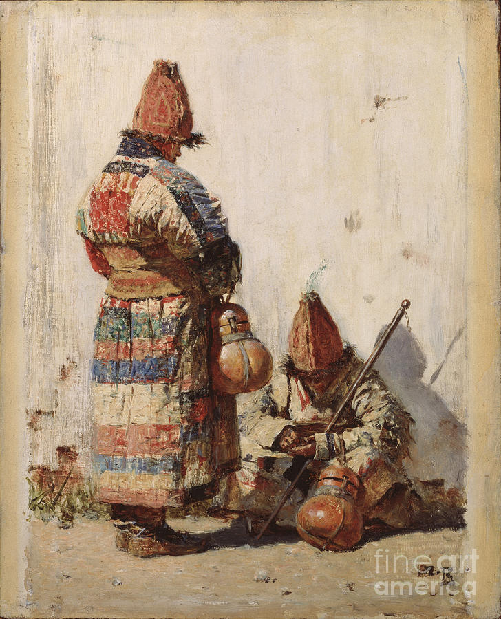 In Turkestan, 1870s. Artist Drawing by Heritage Images