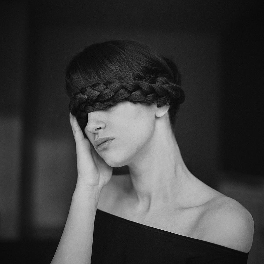 Black And White Photograph - Ina Portrait by Rafa? Ka?mierczak