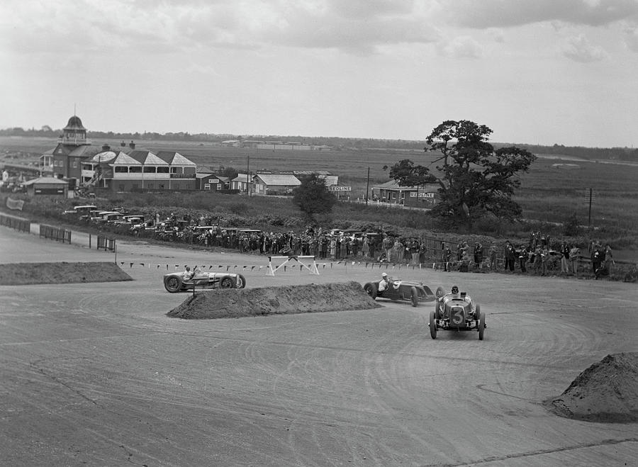 Inaugural British Grand Prix Photograph by G. Adams