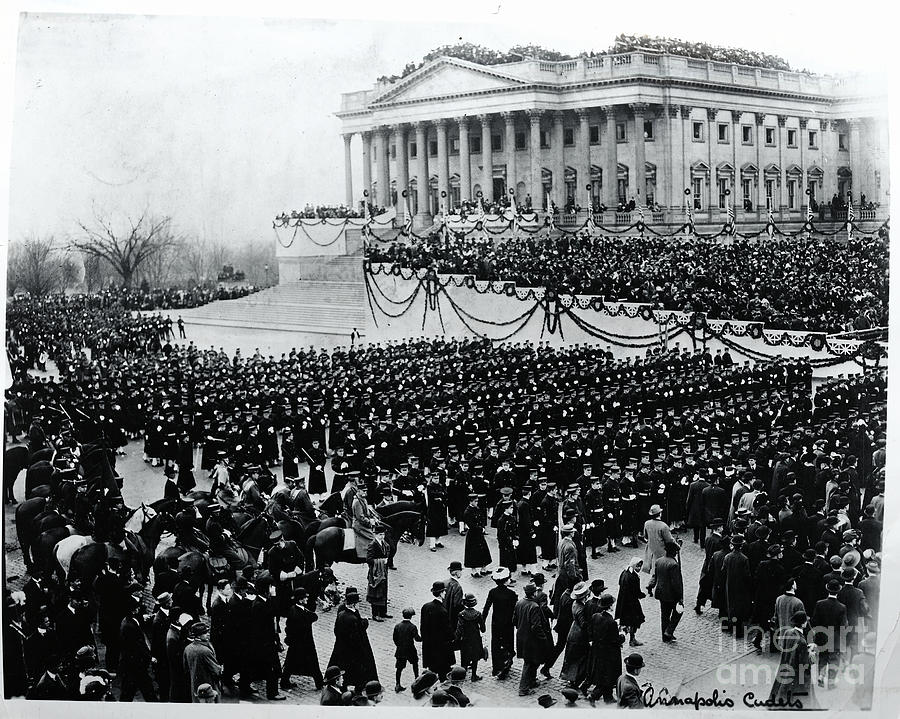 Inauguration Of President Woodrow Wilson Photograph by Bettmann