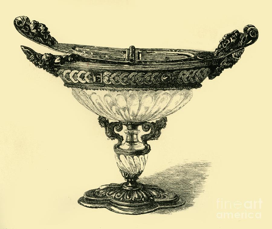 Incense Boat Drawing by Print Collector