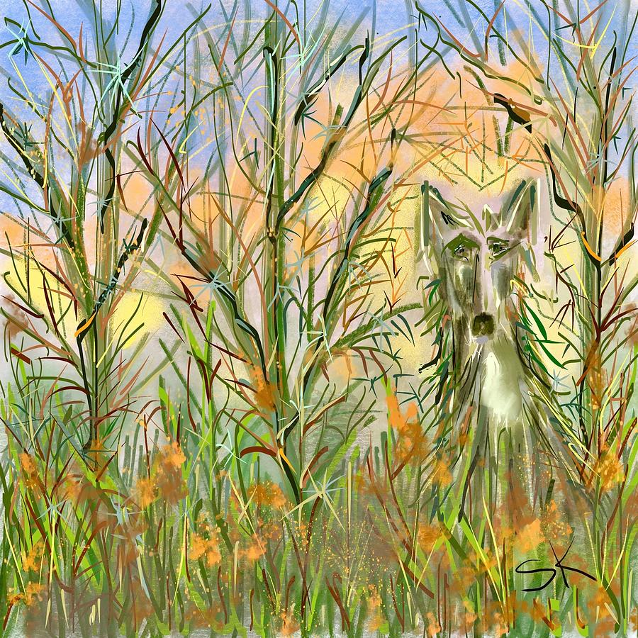Incognito in the Meadow  Digital Art by Sherry Killam
