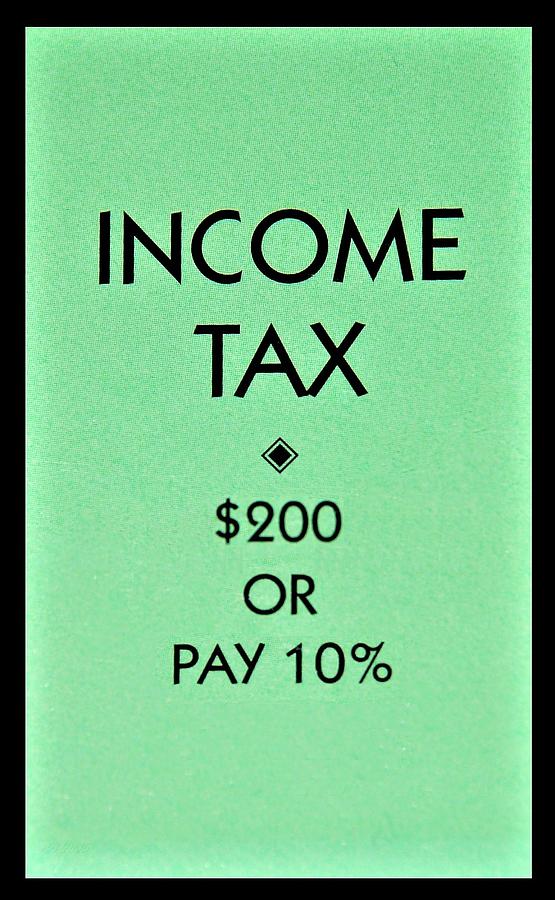 Income Tax Photograph by Rob Hans