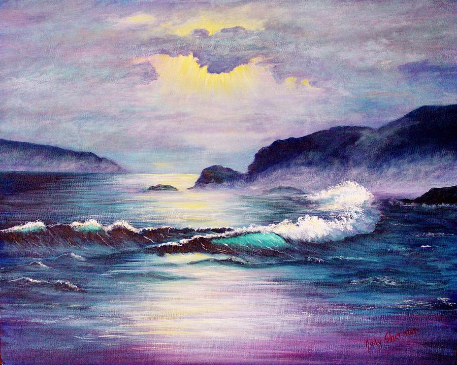 Incoming Tide Painting by Judy Sherman - Fine Art America