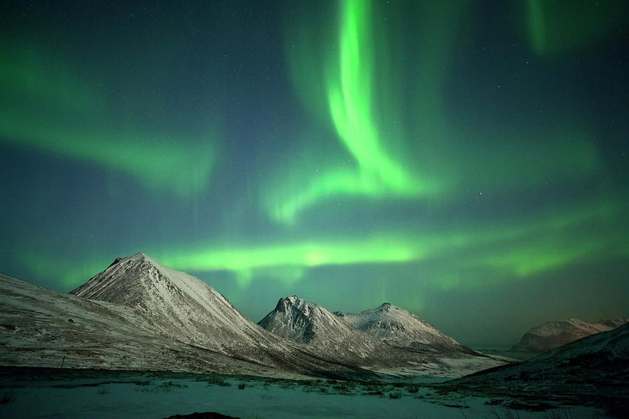 Incredible Strong Aurora Borealis Photograph by Antonyspencer