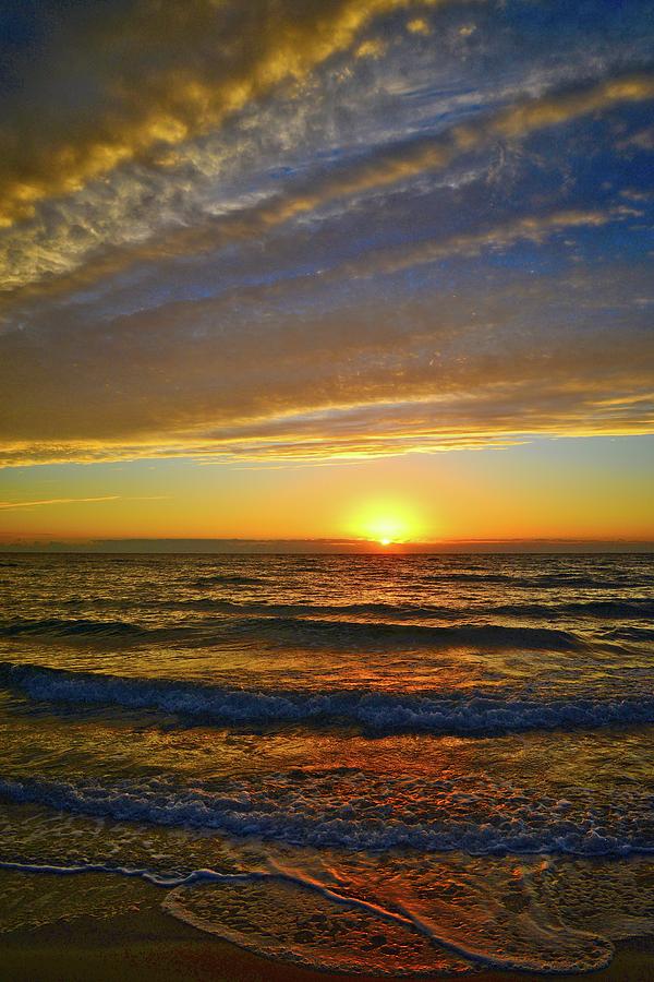 Incredible Sunrise Over the Atlantic Ocean Photograph by Lynn Bauer