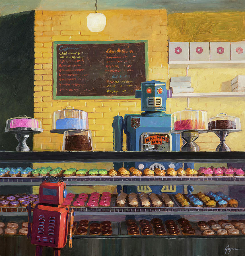 Donut Painting - Indecision by Eric Joyner