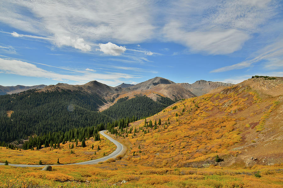 Independence Pass in Fall Photograph by Ray Mathis