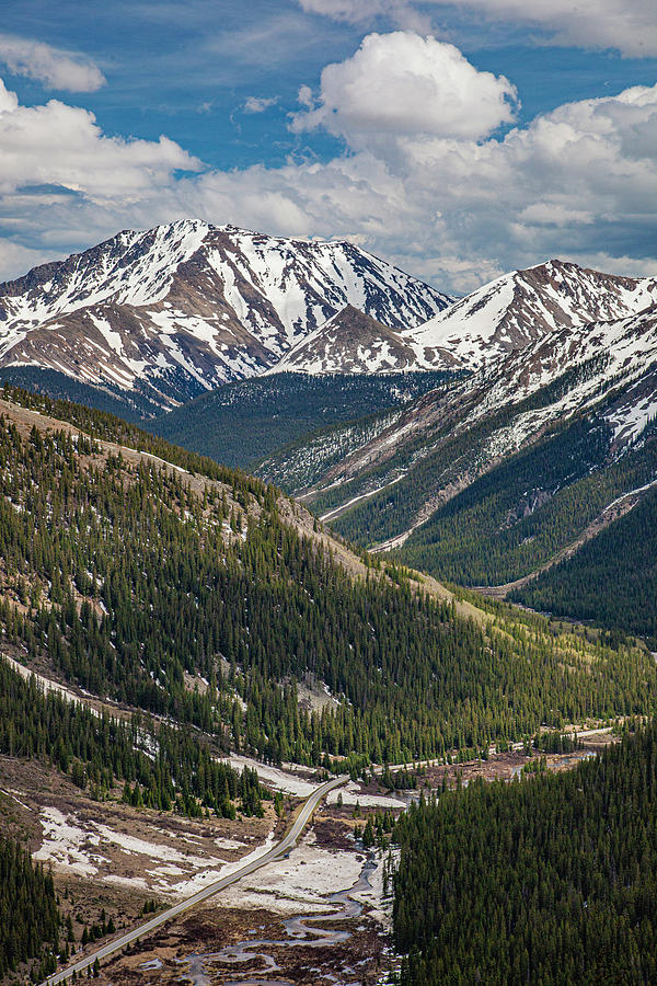 Independence Pass View 1 Tall Photograph by Al Hann