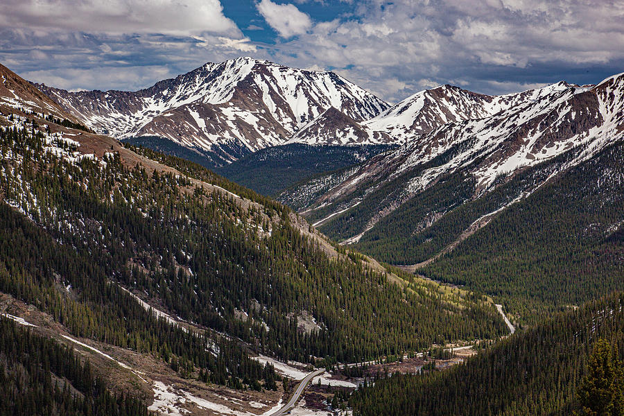 Independence Pass View 1 Wide Photograph by Al Hann