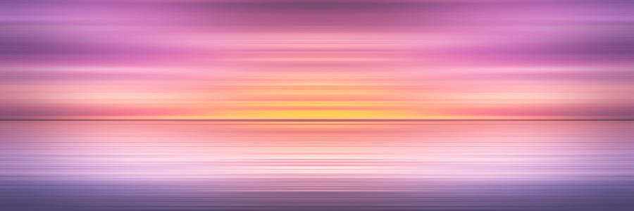 India Colors - Abstract Wide Sunrise Photograph by Stefano Senise