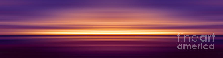 India Colors - Abstract Wide Sunset 2 Photograph by Stefano Senise
