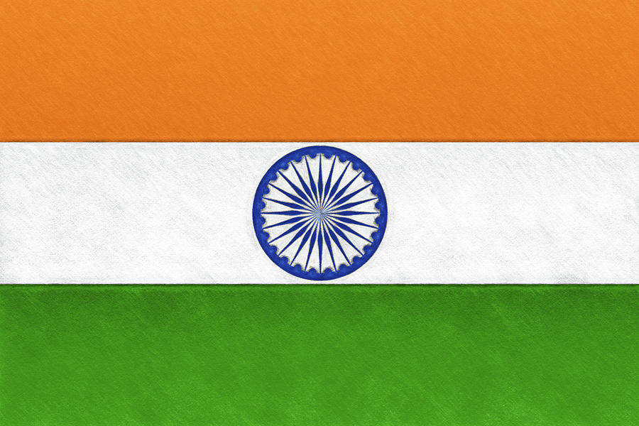 India Flag Digital Art by Leslie Montgomery | Pixels