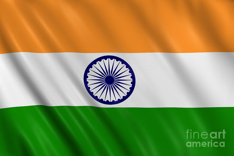 India Flag Photograph by Visual7