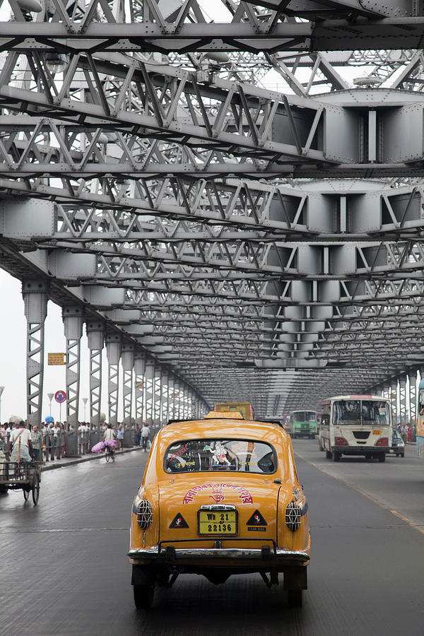 India. Kolkata Calcutta. Taxi Photograph by Buena Vista Images