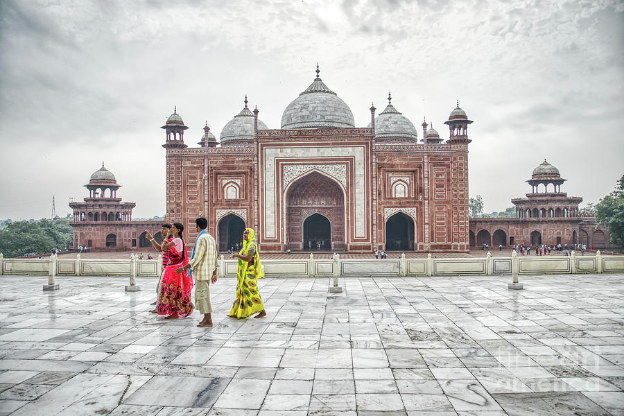 India - Mosque Of The Taj Mahal Photograph