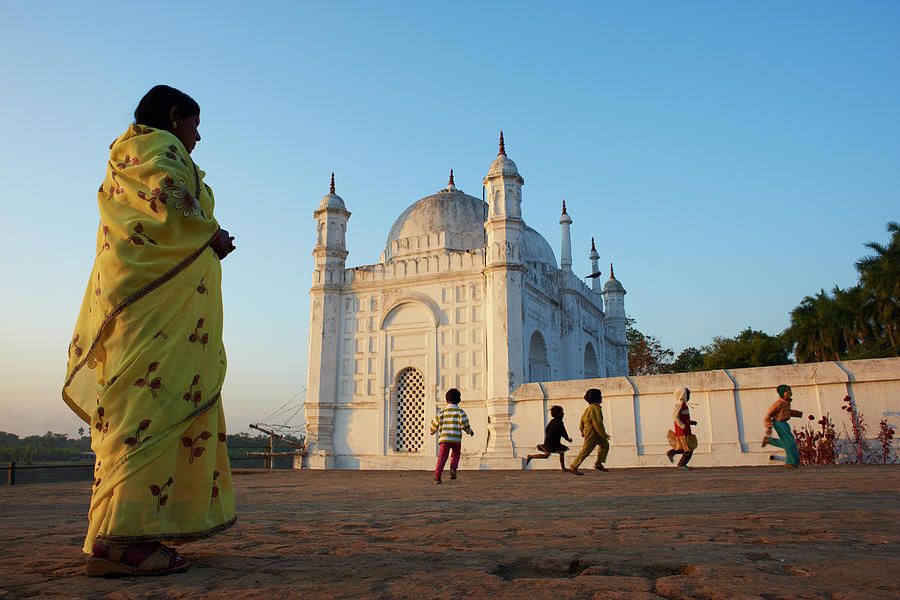 India, West Bengal, Mosque At Photograph by Tuul & Bruno Morandi