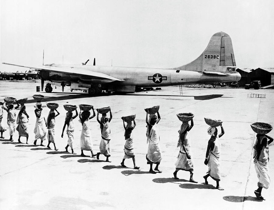 India WWII Airport Photograph by Underwood Archives