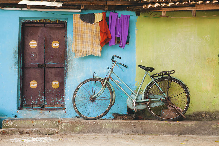Indian Bicycle by Maria Heyens Indian Bicycle by Maria Heyens