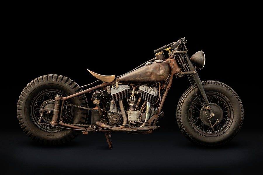 Indian Bobber Photograph by Andy Romanoff