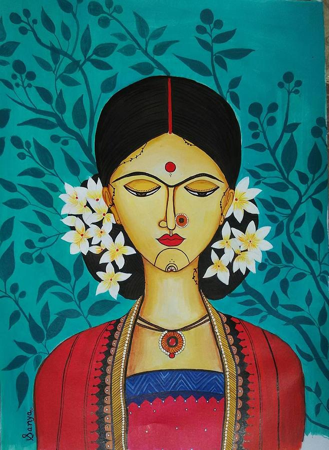Indian contemporary painting Painting by Sanya Kumari - Pixels
