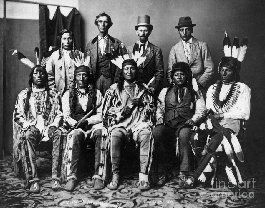 Indian Delegation To Washington Photograph by Bettmann