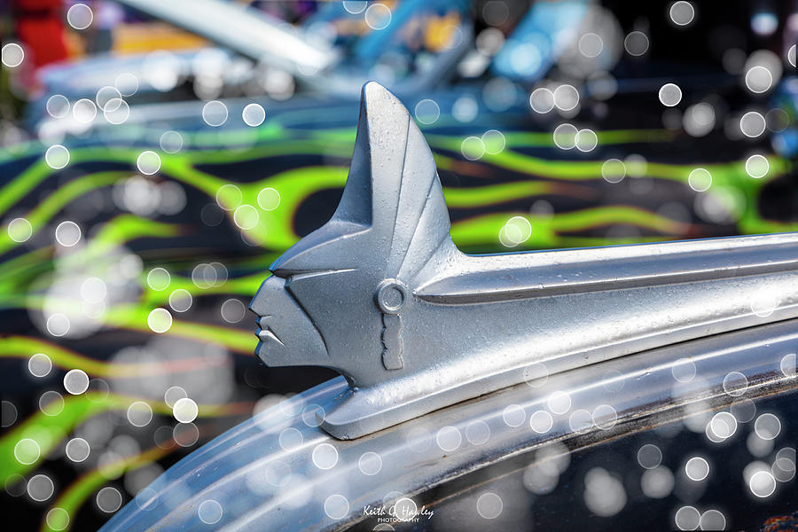 Indian Head Hood Ornament Photograph by Keith Hawley