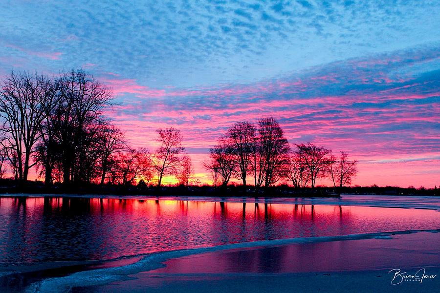 Indian Lake Sunrise  Photograph by Brian Jones