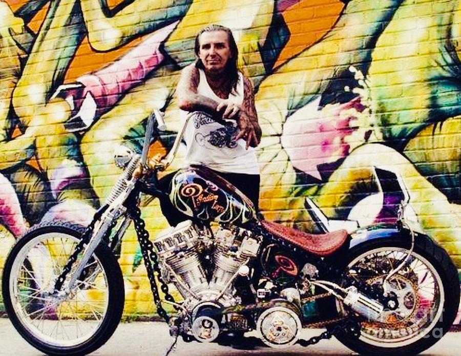 Indian Larry The Final Ride Photograph by EliteBrands Co