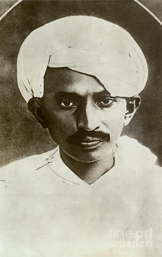 Indian Leader Mahatma Gandhi Wearing Photograph by Bettmann