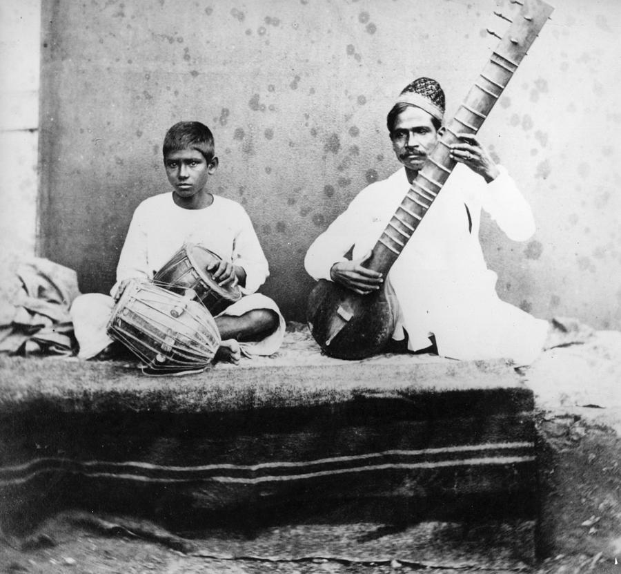 Indian Musicians Photograph by Hulton Archive