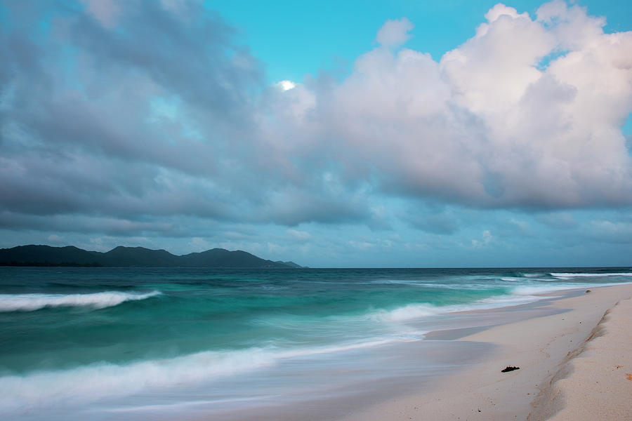 Indian Ocean And Praslin Island In Photograph by James Warwick