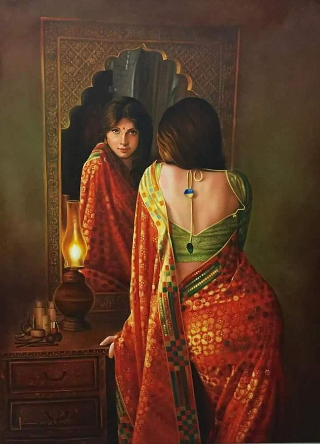 Traditional Indian Women Paintings