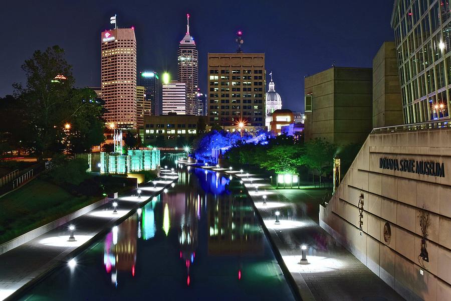 Indianapolis Canal View Photograph by Frozen in Time Fine Art Photography