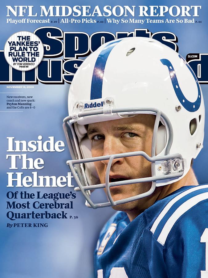 Indianapolis Colts Qb Peyton Manning Sports Illustrated Cover Photograph by Sports Illustrated